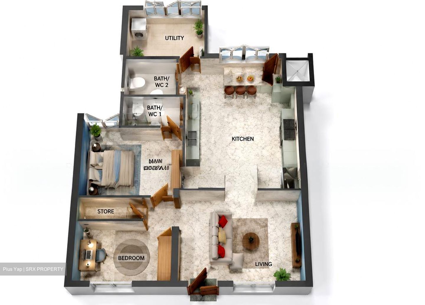 Blk 321 Ang Mo Kio Avenue 1 (Ang Mo Kio), HDB 3 Rooms #614631481